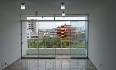 DEPTO A.C 87m2 5TO PISO CON VISTA PANORAMICA AL PARQUE Y CON COCHERA TECHADA