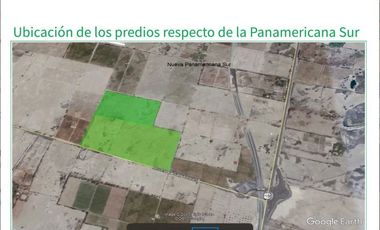 Terreno en Pisco, de 23.7 Hectáreas, altura Km 251