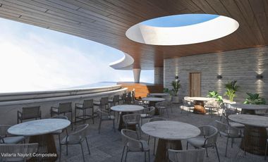 Penthouse único en venta de la Crystal Cove. El Tizate, Riviera Nayarit.