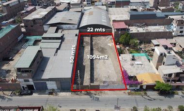 TERRENO FRENTE A PARQUE, 1094M2,SJL