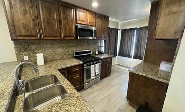 Departamento amueblado en renta Blvd Popotla Rosarito