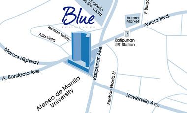 Affordable Blue Residences 1 Bedroom Condo For Rent Katipunan Quezon City