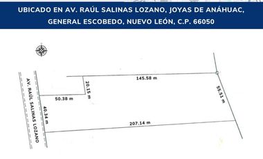 Terreno en Venta Av. Raul Salinas Escobedo