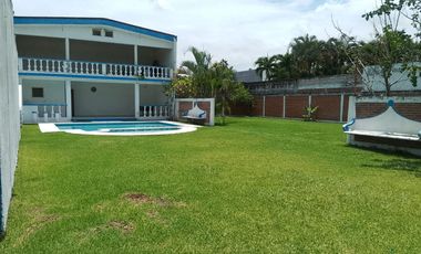 CASA EN VENTA, CON ALBERCA, AMPLIO JARDIN, FRACCIONAMIENTO LA PALMA, JIUTEPEC, MORELOS