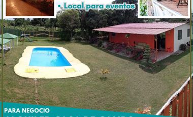 ALQUILER PARA NEGOCIO: CASA DE CAMPO EN CP SIPAN - CHICLAYO