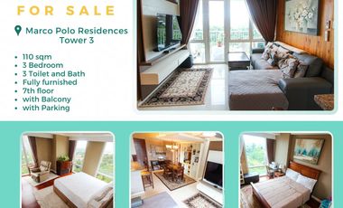 Elegant Corner Unit with Overlooking City & Sea Views at Marco Polo Residences Tower 3