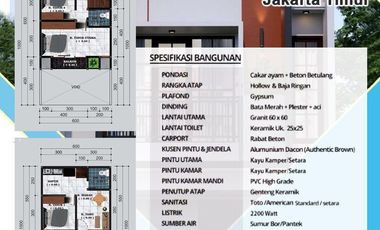 Dijual Rumah CLUSTER EXCLUSIVE Setu Cipayung Jakarta Timur Dekat Tol Bambu Apus Dan Ceger