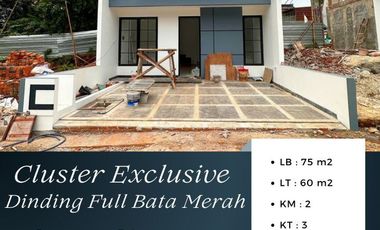 Dijual Rumah CLUSTER EXCLUSIVE Setu Cipayung Jakarta Timur Dekat Tol Bambu Apus Dan Ceger