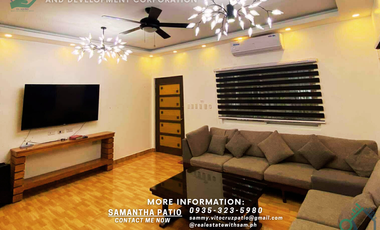 Executive 7 bedroom fully furnished House with Pool for Rent Lease – Paran Garden Ville – ₱170