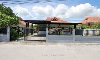 For sale: Single-detached house on 100 sq.wah in Theppharat 1 Village, near Asia Industrial Estate and Lotus Hypermarket, Ban Chang, Rayong (newly pai