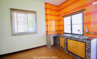 For sale: Single-detached house on 100 sq.wah in Theppharat 1 Village, near Asia Industrial Estate and Lotus Hypermarket, Ban Chang, Rayong (newly pai