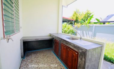For sale: Single-detached house on 100 sq.wah in Theppharat 1 Village, near Asia Industrial Estate and Lotus Hypermarket, Ban Chang, Rayong (newly pai