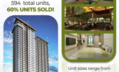 Brand New 2 Bedroom for Sale in Mango Tree Residences San Juan near Cubao, Greenhills, Ortigas CBD, Manila; perfect for personal use and rental business