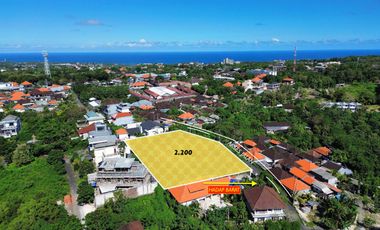 Tanah 2200m² uluwatu Pecatu - Potensial Ocean View