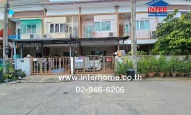 2-storey townhouse, 18.1 sq.w., KC Cluster Village, Nimit Mai, Soi Maitrichit 7, Khlong Hok Wa Road, Nimit Mai Road, Lam Luk Ka, Pathum Thani