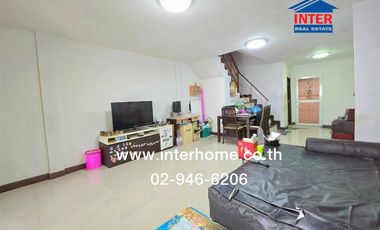 2-storey townhouse, 18.1 sq.w., KC Cluster Village, Nimit Mai, Soi Maitrichit 7, Khlong Hok Wa Road, Nimit Mai Road, Lam Luk Ka, Pathum Thani