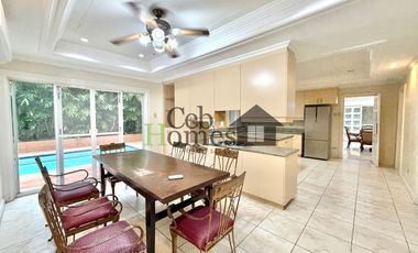 Furnished 6 Bedroom House with Swimming Pool in Maria Luisa Banilad For Rent