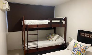 Punta Centinela, Vendo hermoso departamento 3 dormitorios full amoblado vista al mar