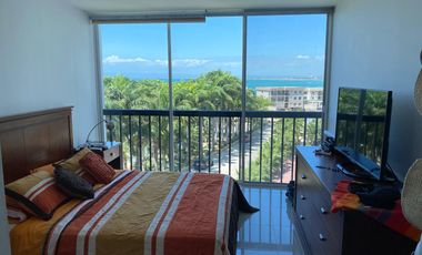 Punta Centinela, Vendo hermoso departamento 3 dormitorios full amoblado vista al mar