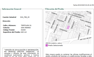 Departamento en Venta San Andrés Azcapotzalco CDMX
