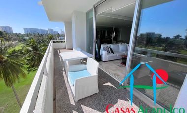 Departamento con vista parcial al mar y 3 estacionamientos