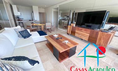 Departamento con vista parcial al mar y 3 estacionamientos