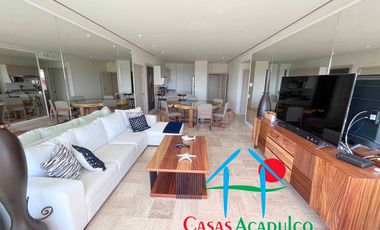 Departamento con vista parcial al mar y 3 estacionamientos
