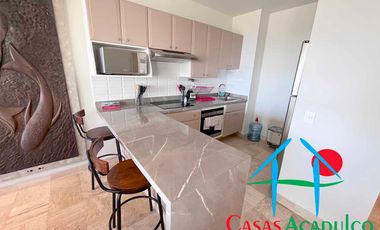 Departamento con vista parcial al mar y 3 estacionamientos