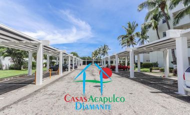 Departamento con vista parcial al mar y 3 estacionamientos