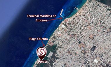 Reducción de Precio Casa amueblada, con alberca privada en venta, Zona Hotelera sur, Cozumel
