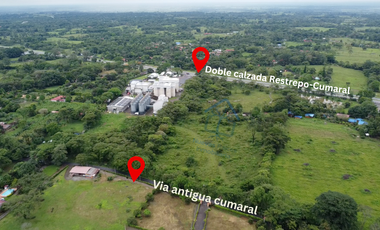 Terreno comercial sobre la doble calzada de restrepo-cumaral