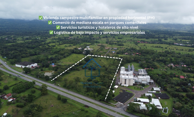 Terreno comercial sobre la doble calzada de restrepo-cumaral