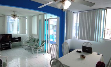 🏢 VENDO HERMOSO DEPARTAMENTO CON VISTA ESPECTACULAR TRES DORMITORIOS CON TERRAZA - SEPTIMO PISO. (TONSUPA) $83,000.oo