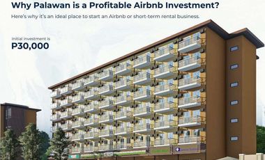 Studio Condominium in Palawan perfect for Tourist and Airbnb Business Ready For Occupancy