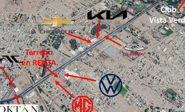 Terreno a desarrollar Nave, bodega o centro comercial. Ideal agencias o negocios de alto trafico.