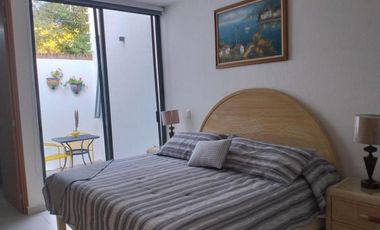 Casa en renta amueblada en coto con alberca Ajijic Jalisco