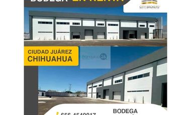 SE RENTAN BODEGAS Y NAVES INDUSTRIALES EN CIUDAD JUAREZ, DE 100 HASTA 20000 M2