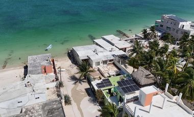 The Perfect Beach Front House For Sale in Chelem Puerto Yucatan