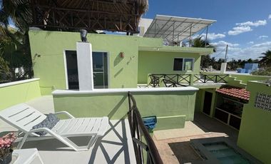 The Perfect Beach Front House For Sale in Chelem Puerto Yucatan