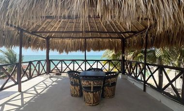 The Perfect Beach Front House For Sale in Chelem Puerto Yucatan