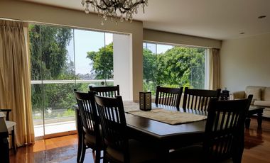 ALQUILO HERMOSO DUPLEX AMOBLADO - FRENTE A PARQUE EN CHACARILLA DEL ESTANQUE - LA FLORESTA  -  SURCO