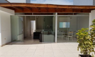 ALQUILO HERMOSO DUPLEX AMOBLADO - FRENTE A PARQUE EN CHACARILLA DEL ESTANQUE - LA FLORESTA  -  SURCO