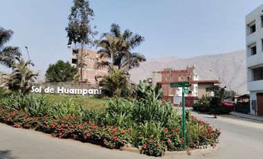 VENTA DE EXCLUSIVO TERRENO DE 90.11 M² FRENTE A PARQUE EN SOL DE HUAMPANÍ VI ETAPA – CON SERVICIOS COMPLETOS Y DOCUMENTOS EN REGLA