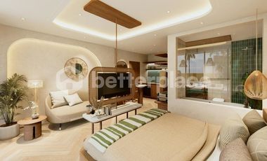 Modern Luxury by the Sea: Your Dream Bali Leasehold 1-Bed Apartment Awaits, Complete with Rooftop Lounge