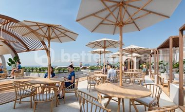 Modern Luxury by the Sea: Your Dream Bali Leasehold 1-Bed Apartment Awaits, Complete with Rooftop Lounge