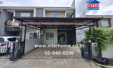 2-storey townhouse, 27.1 sq.w., The Colors Premium Village, Kanchanaphisek-Ratchaphruek 3, Kanchanaphisek Road, Bang Kruai-Sai Noi Road, Sai Noi, Nont