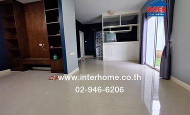 2-storey townhouse, 27.1 sq.w., The Colors Premium Village, Kanchanaphisek-Ratchaphruek 3, Kanchanaphisek Road, Bang Kruai-Sai Noi Road, Sai Noi, Nont