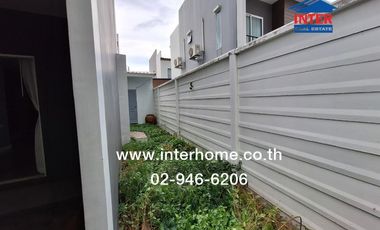 2-storey townhouse, 27.1 sq.w., The Colors Premium Village, Kanchanaphisek-Ratchaphruek 3, Kanchanaphisek Road, Bang Kruai-Sai Noi Road, Sai Noi, Nont