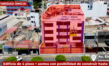 Edificio Comercial De 4 Pisos En Elmer Faucett 381, San Miguel