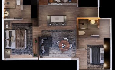 Departamento Modelo ANCONA en PREVENTA, Cumbres Tarento, Paisajes del Tesoro